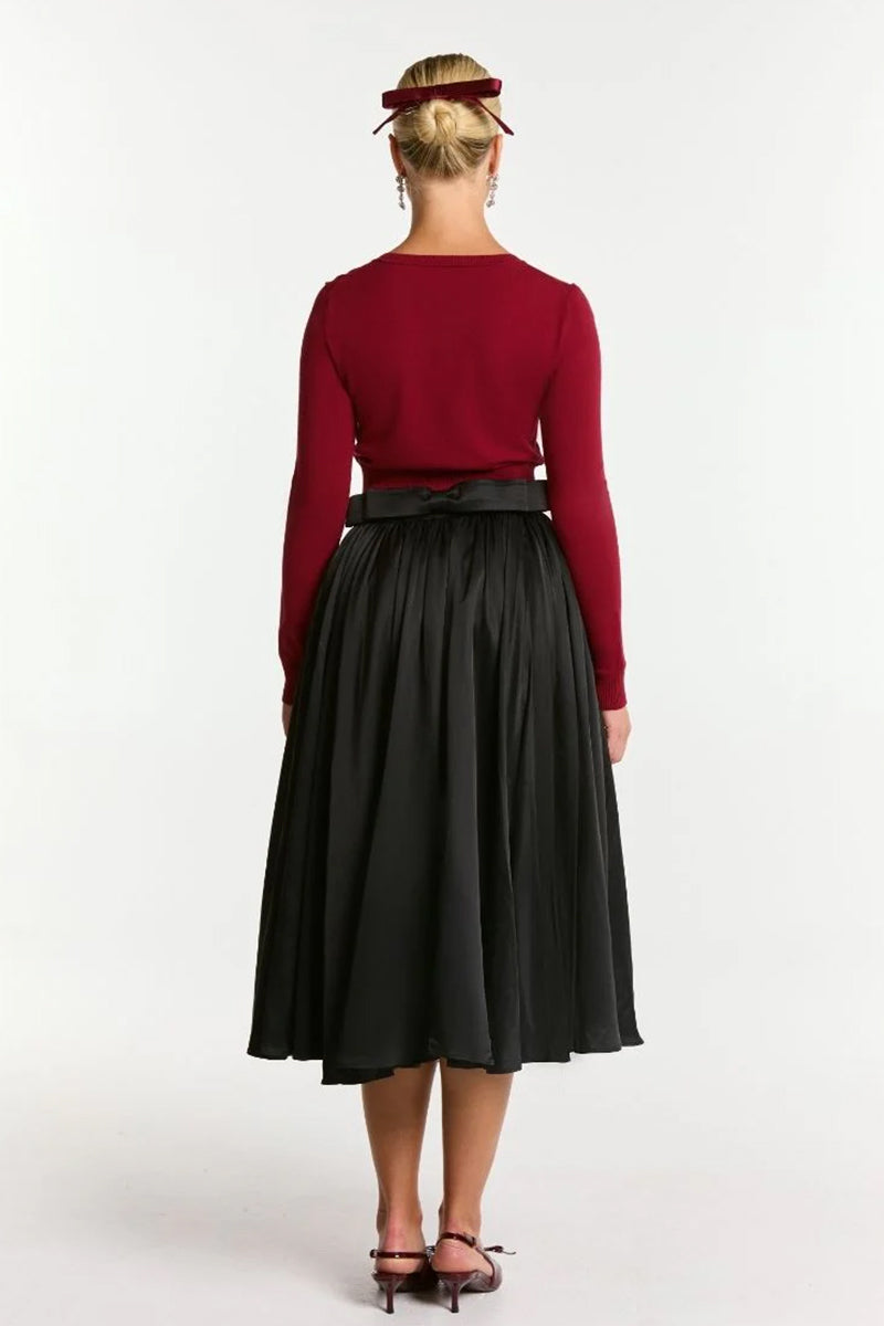 AUDRINA CARDIGAN IN RED