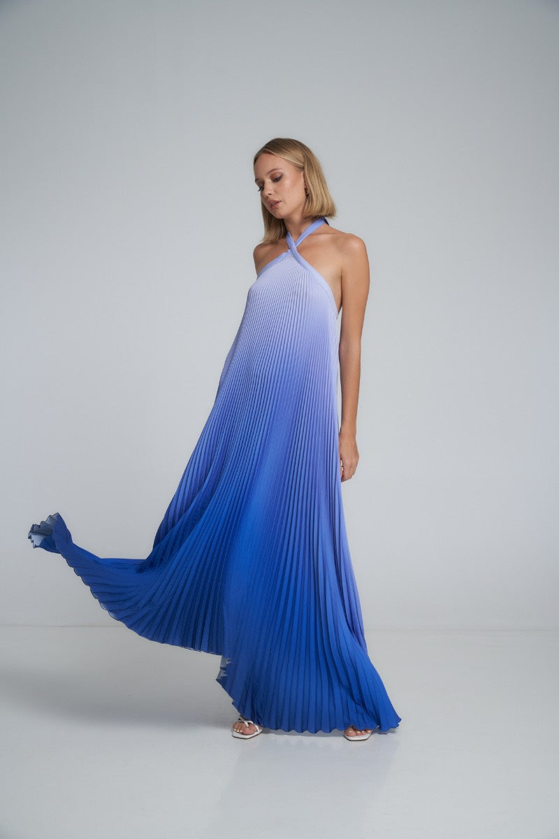 DEESSE GOWN IN OCEAN