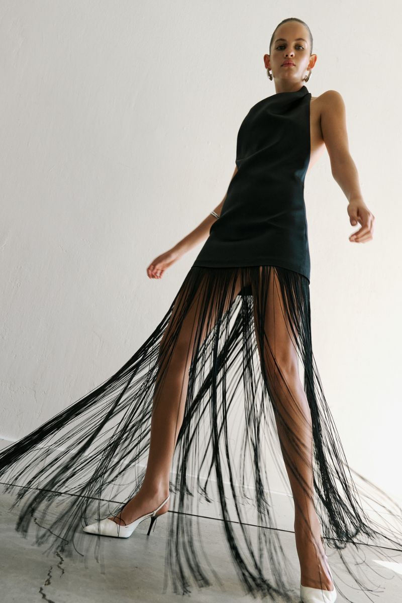 ANIKA DRESS IN BLACK