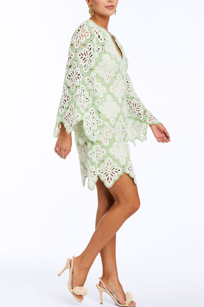 PALERMO SCALLOP MINI DRESS