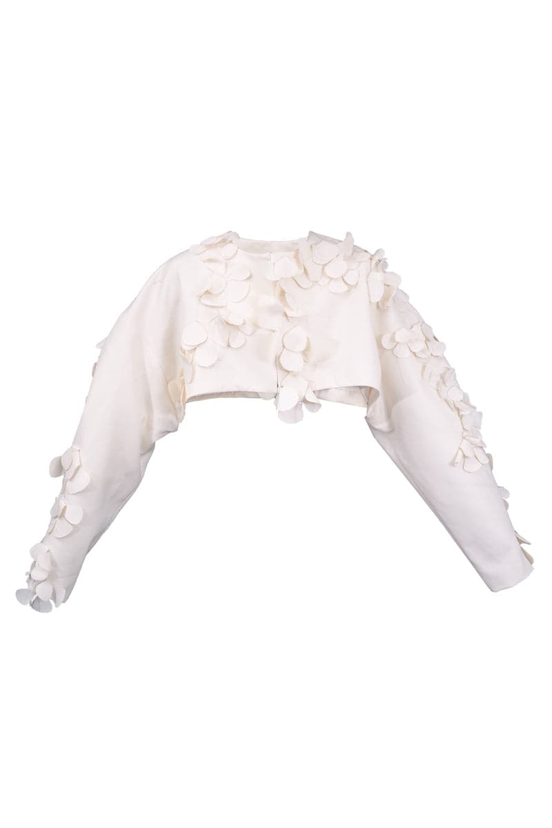 MILKY FLORAL BOLERO