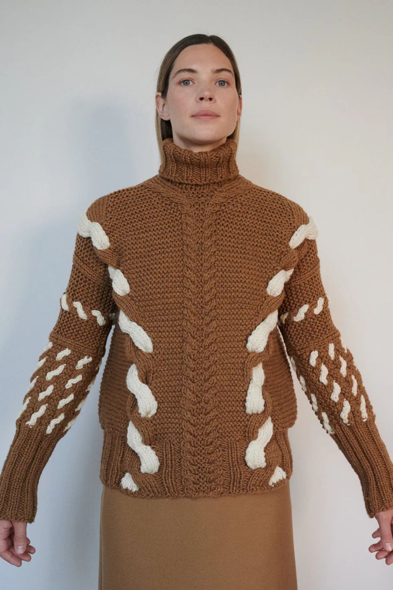BARBORA TURTLENECK IN ACORN
