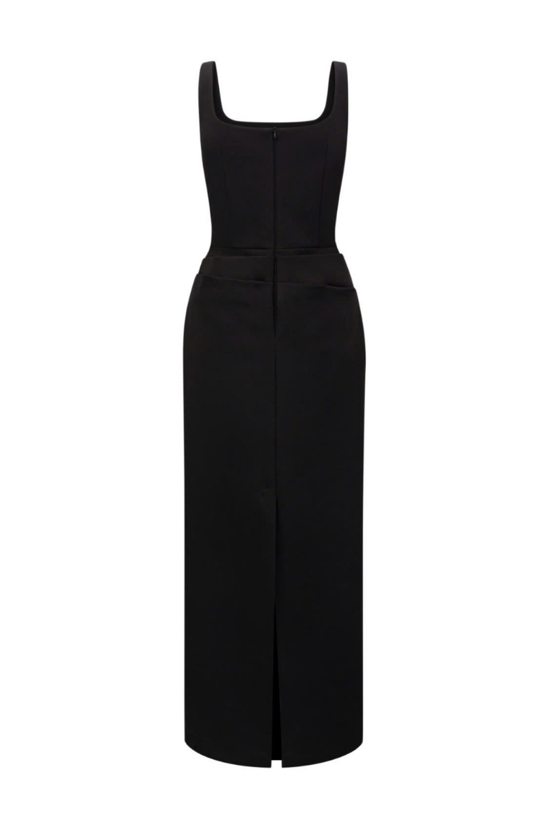 CHAMPAGNE MIDI DRESS