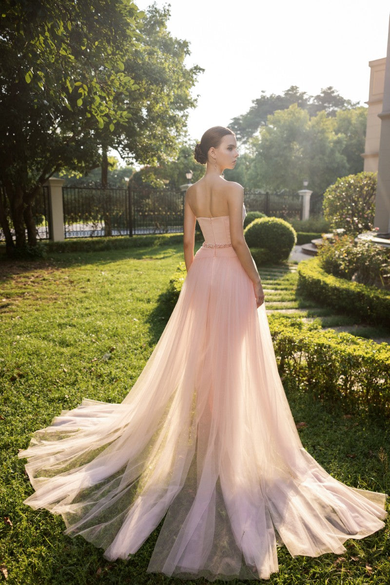 VALÉRIE SILK AND TULLE GOWN
