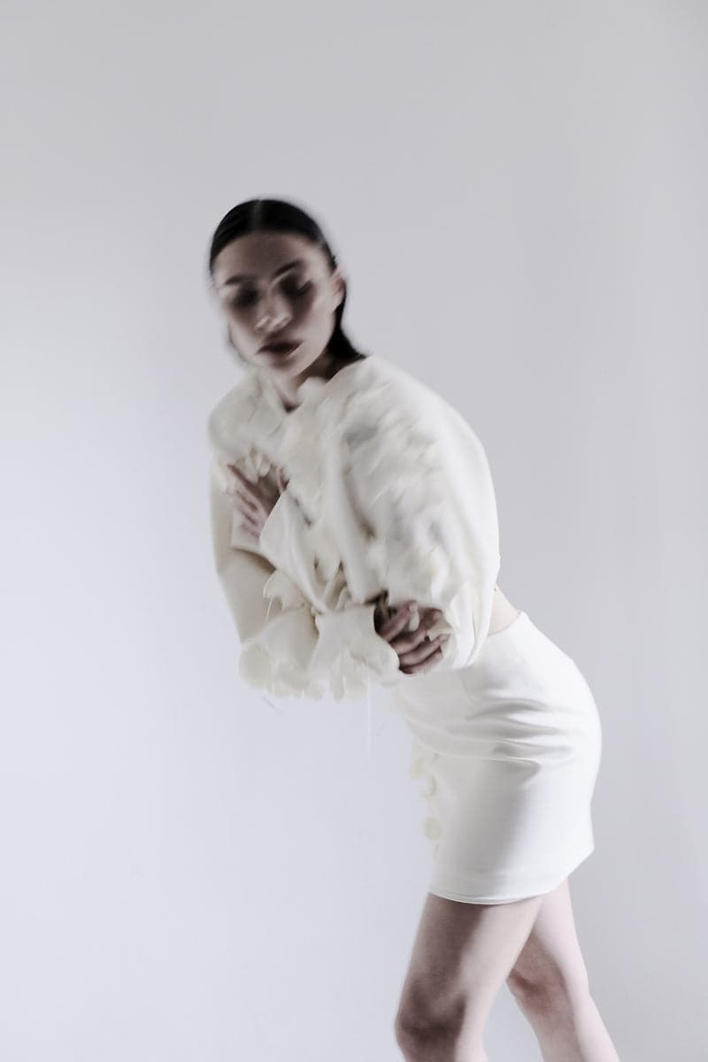 MILKY FLORAL BOLERO