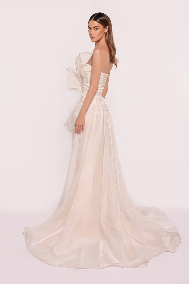 EPHESUS DRESS IN VANILLA