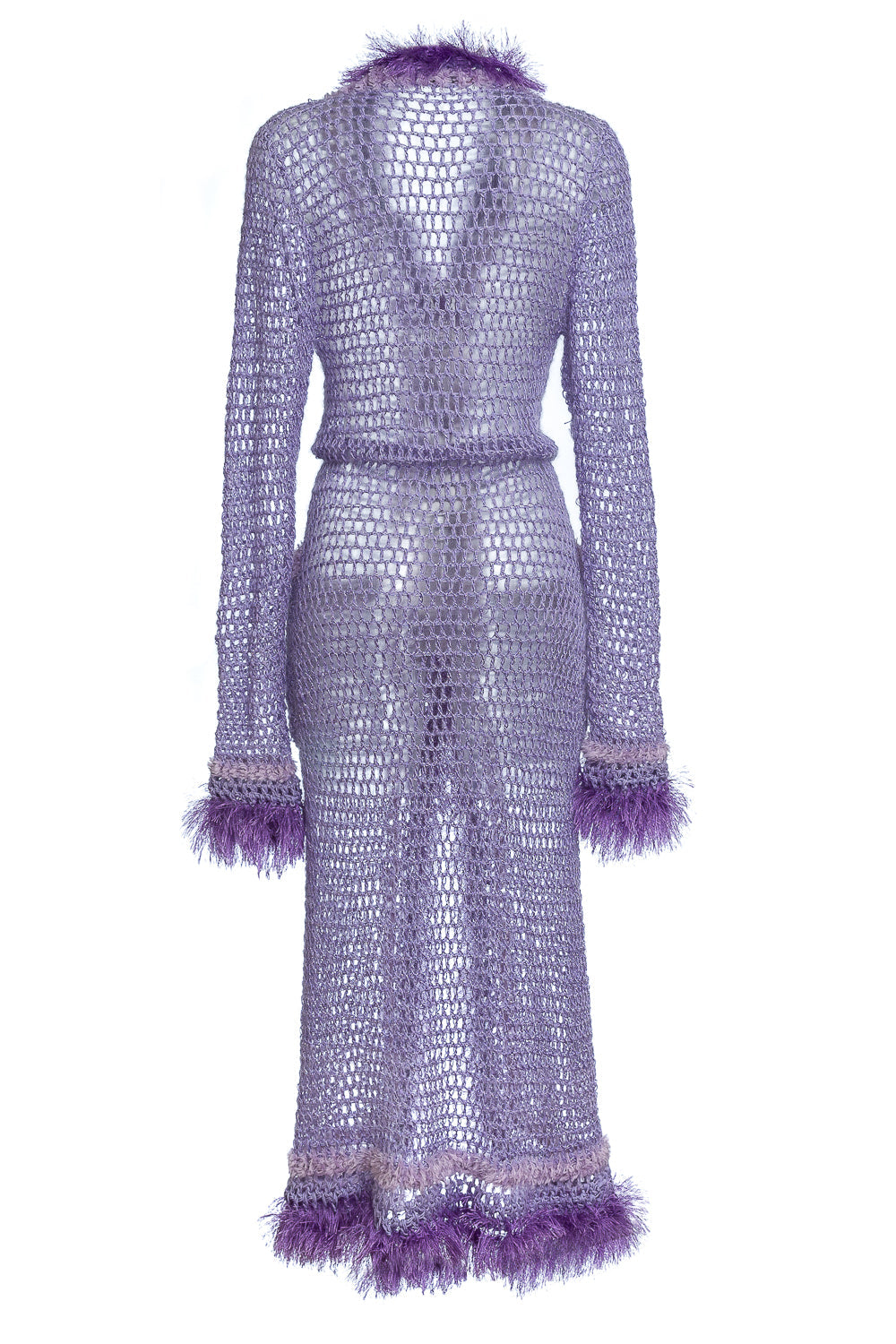 CAMILA HANDMADE KNIT CARDIGAN-DRESS
