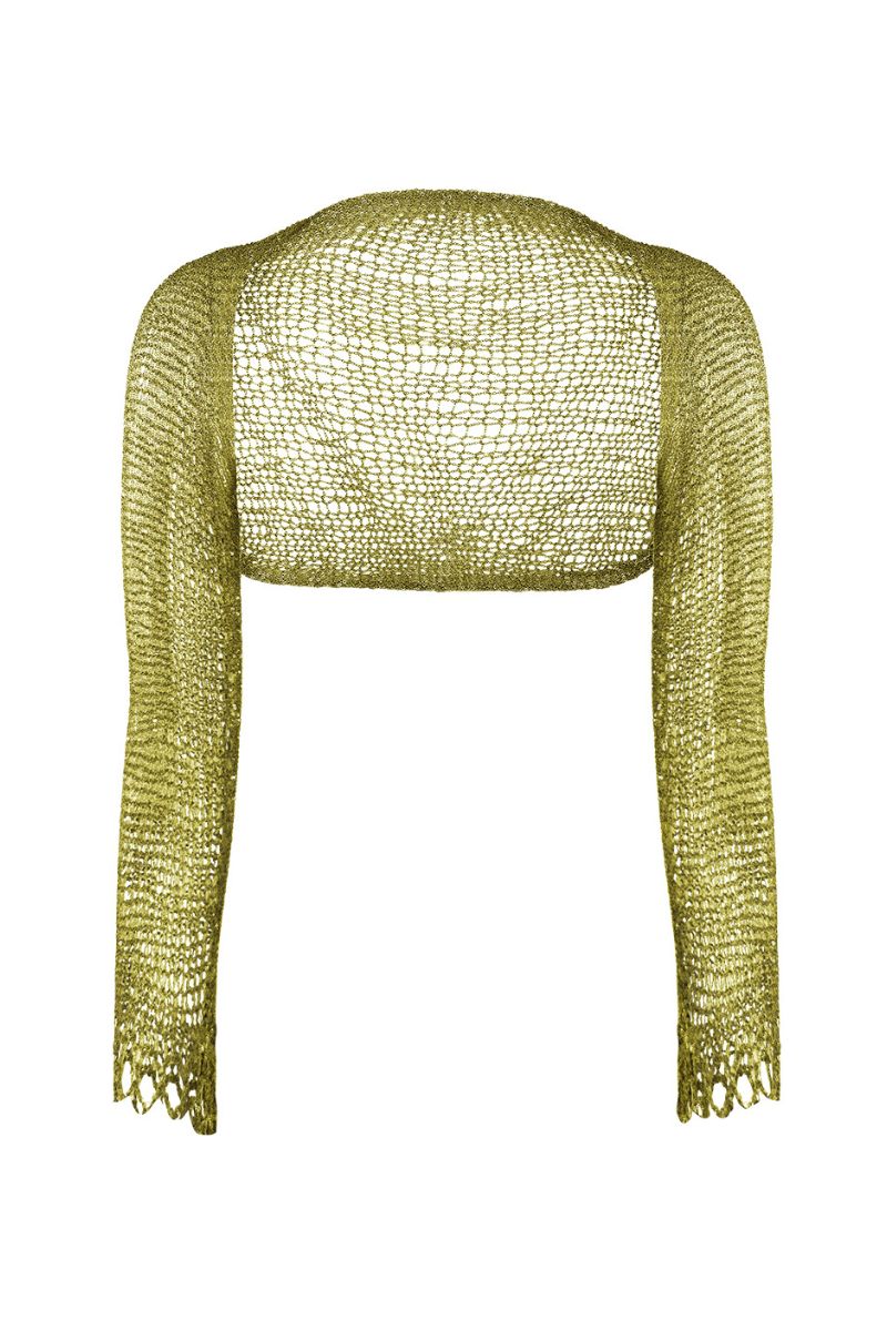 GOLD CHAIN BOLERO SHRUG