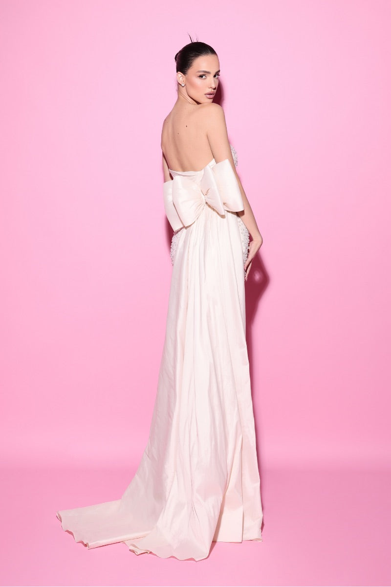 CARLENDA DRESS IN VANILLA