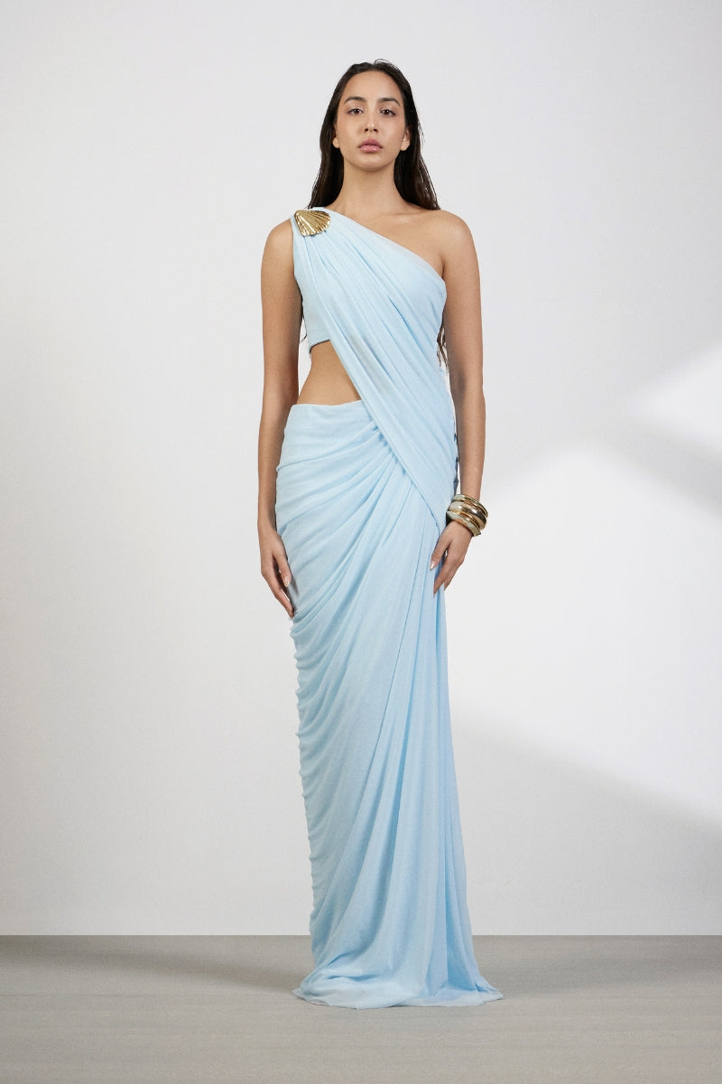 AURORA BLUE MAXI DRESS