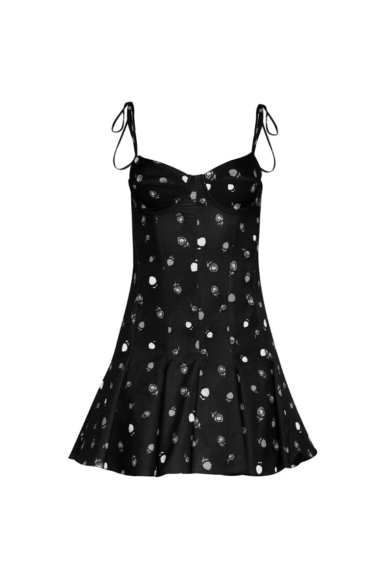 ROSITA MINI DRESS IN BLACK