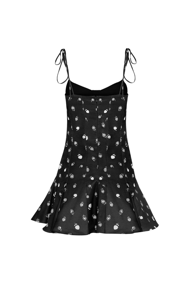 ROSITA MINI DRESS IN BLACK