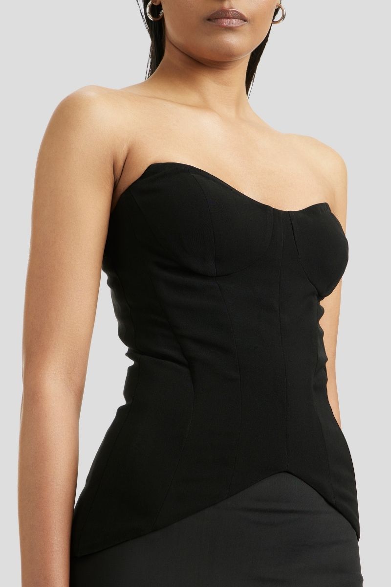 SOLEN MAXI DRESS IN BLACK
