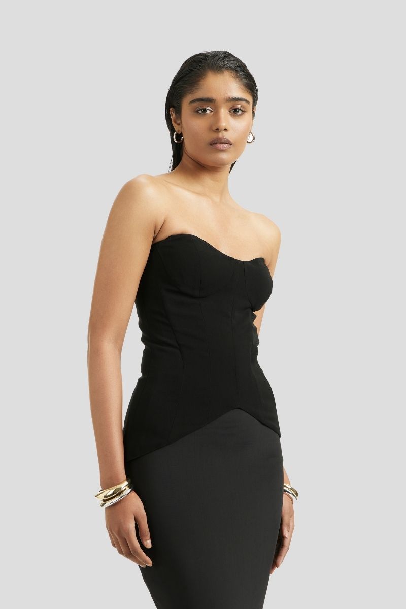 SOLEN MAXI DRESS IN BLACK