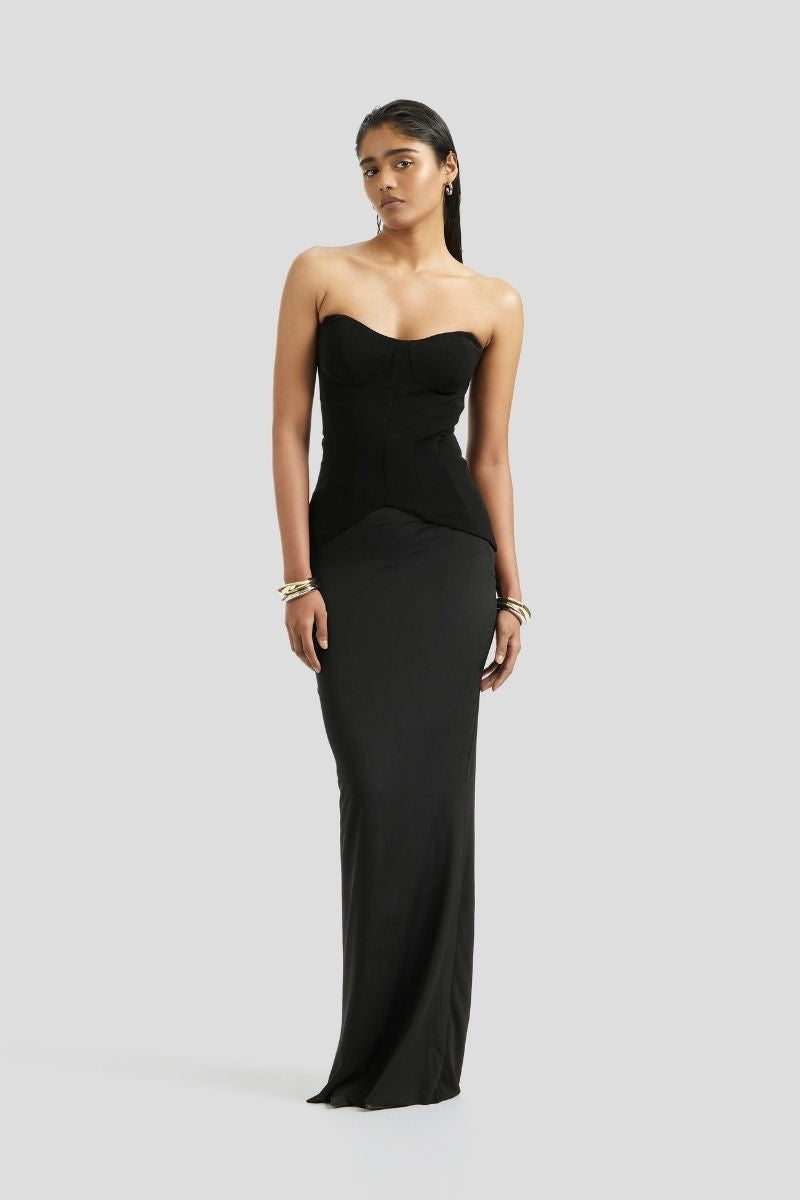 SOLEN MAXI DRESS IN BLACK