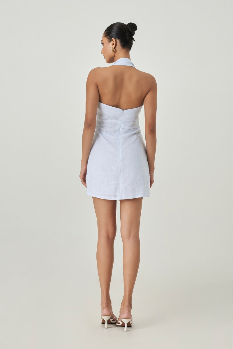 LUCIA DRESS IN ICE BLUE