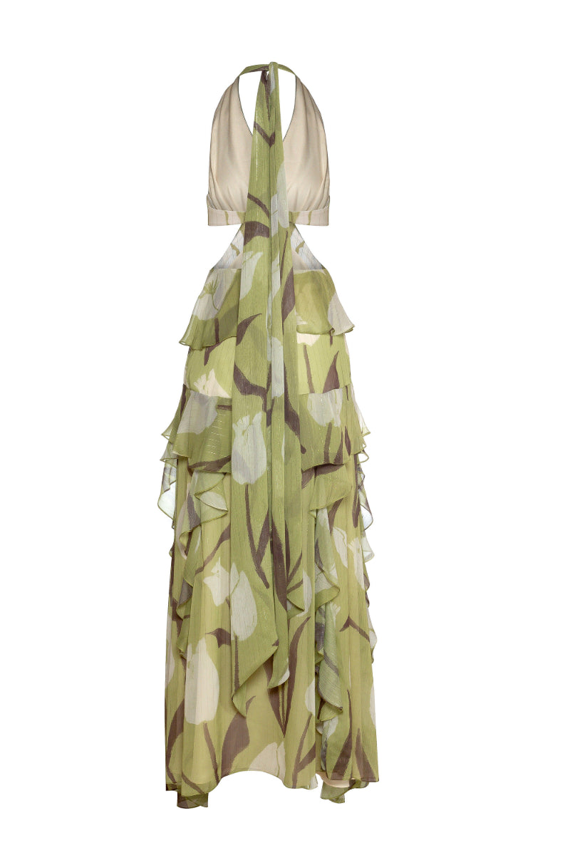 SECRET GARDEN DRESS IN GREEN