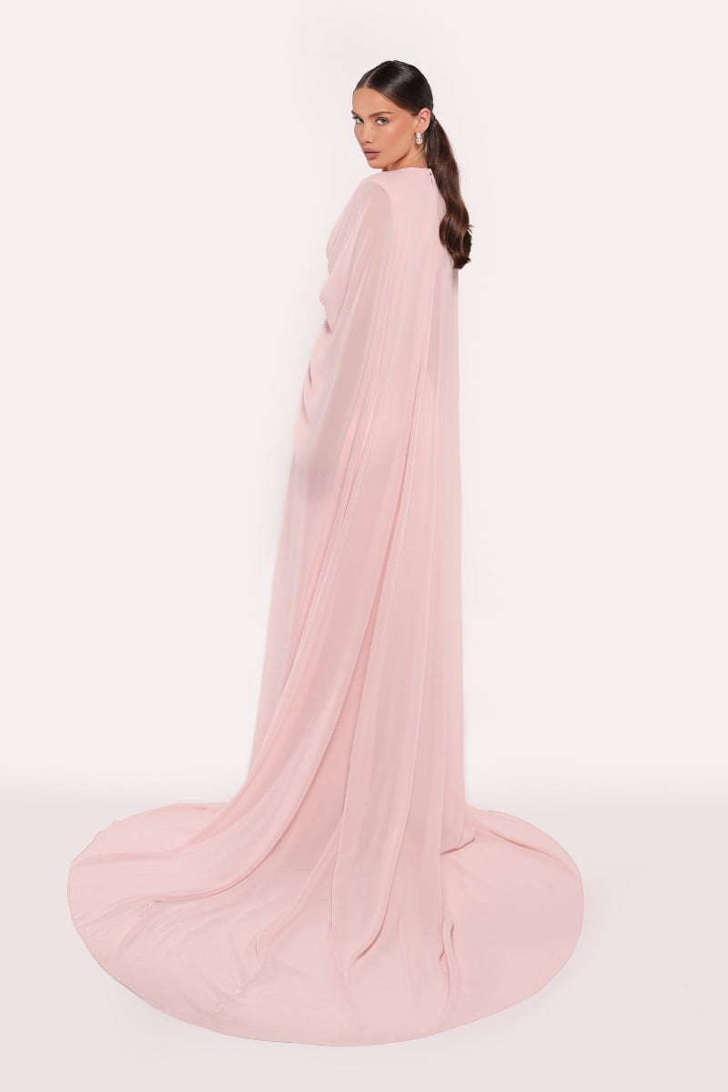 GAMIE DRESS IN ICE PINK