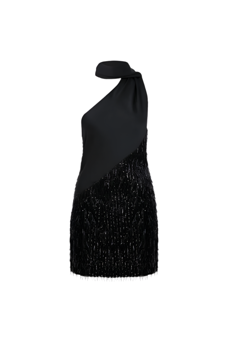 ASIA DRESS IN BLACK