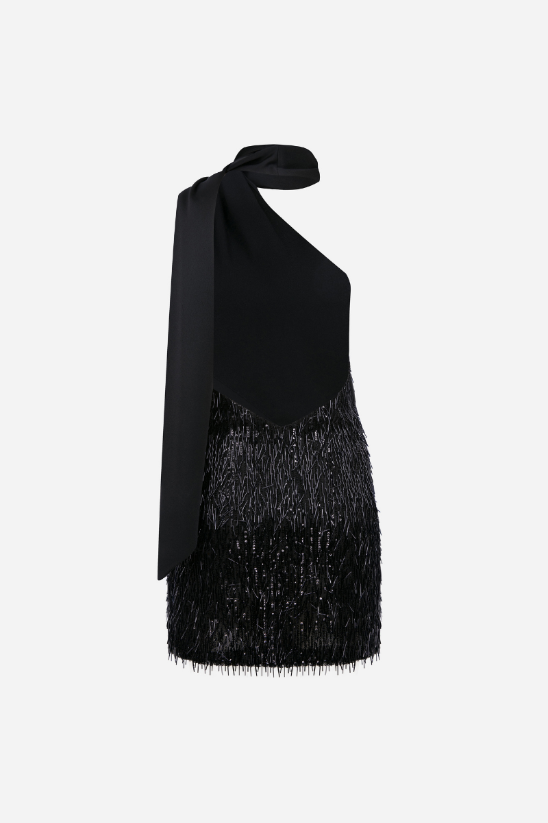 ASIA DRESS IN BLACK