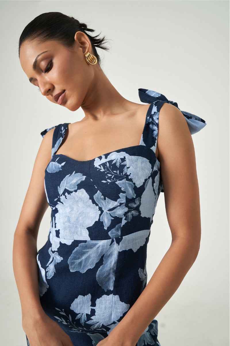 MAY DRESS IN MIDNIGHT BLUE