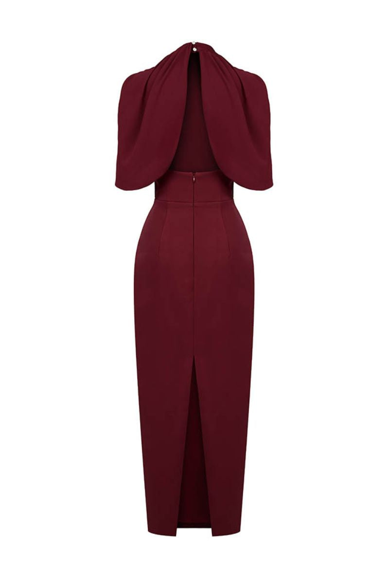 MOAZ DRESS IN RED