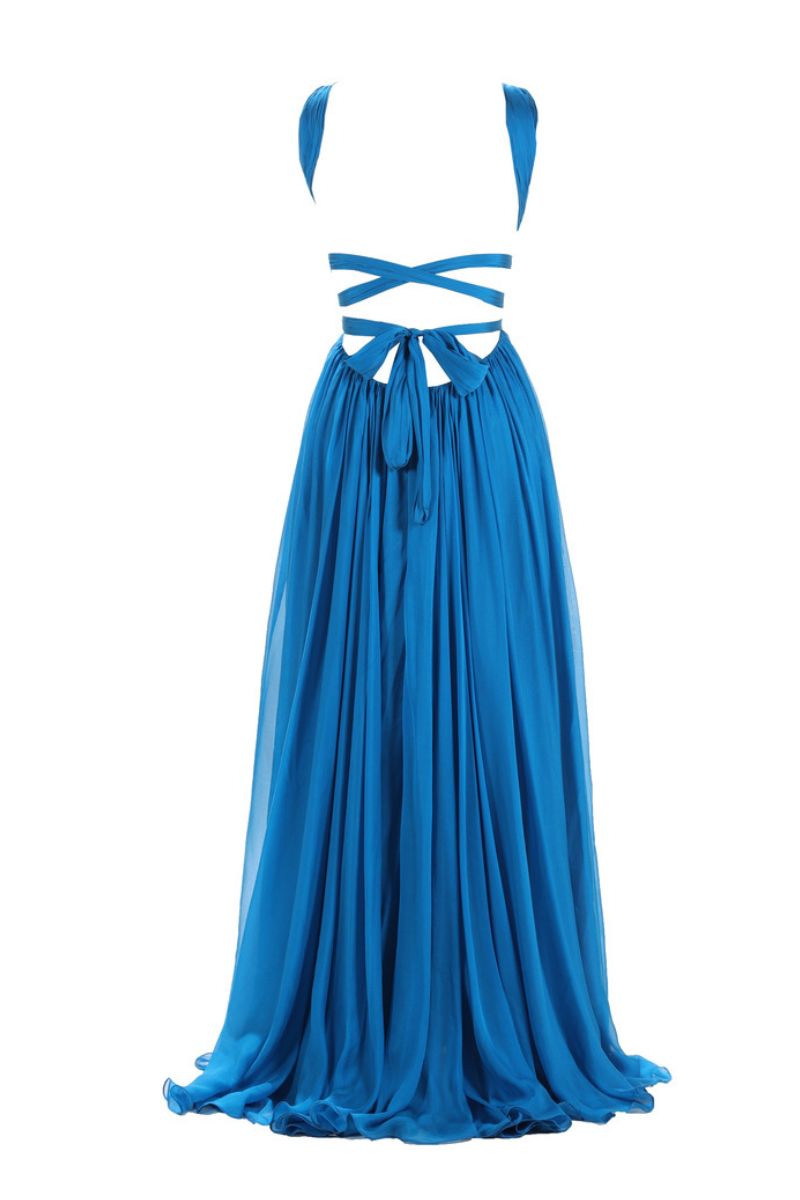 ARIZONA DRESS IN AZURE BLUE
