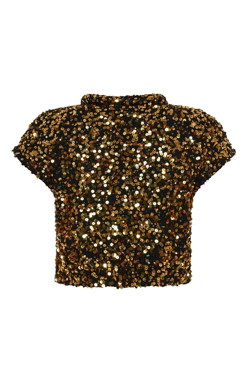 SALUE SWEATER IN GOLD