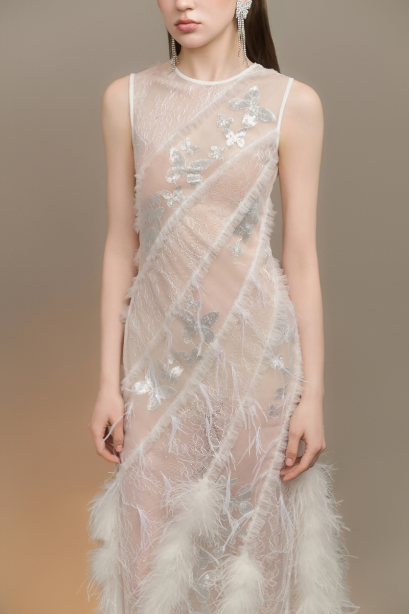 DULCIE WHITE MAXI DRESS