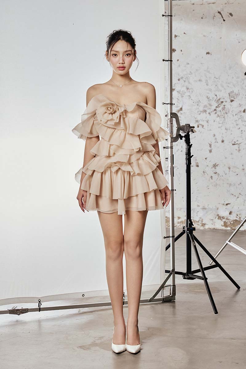 CLOUD STEP MINI DRESS