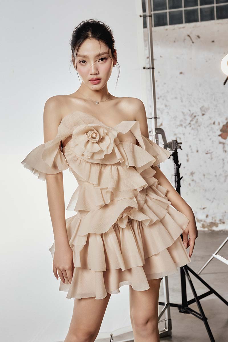 CLOUD STEP MINI DRESS