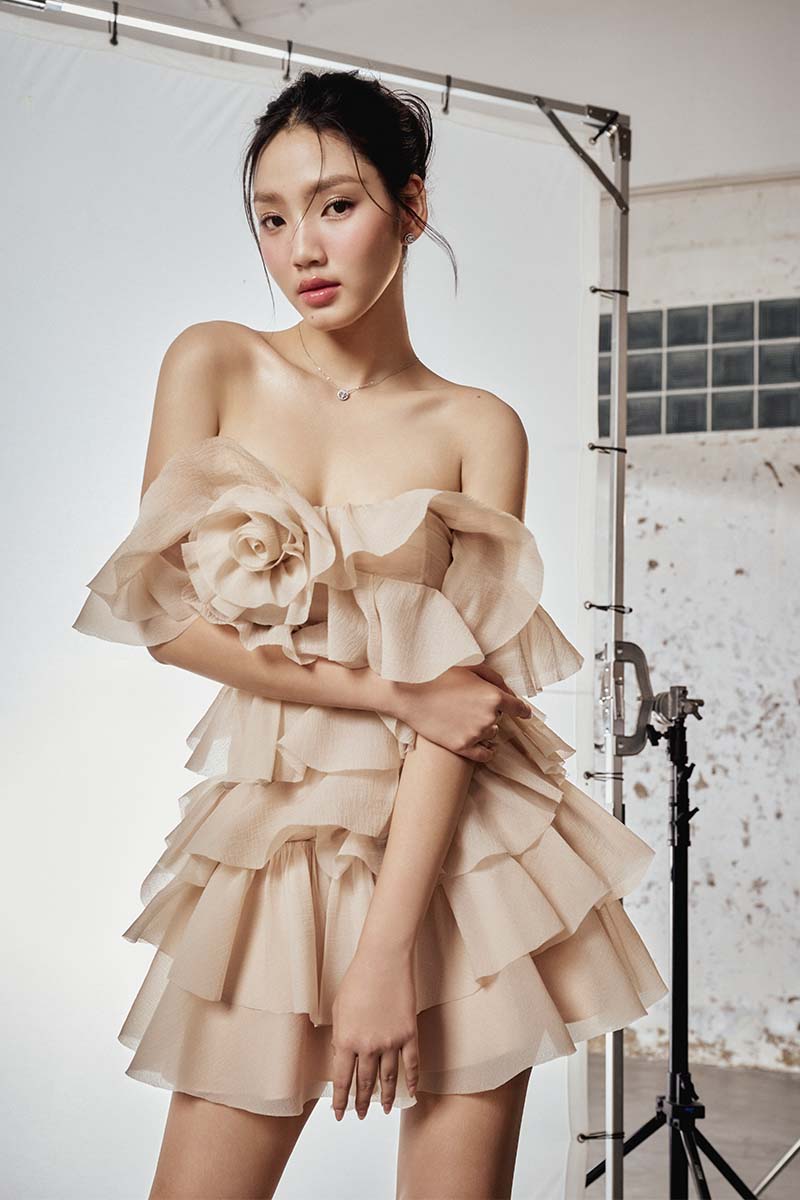 CLOUD STEP MINI DRESS