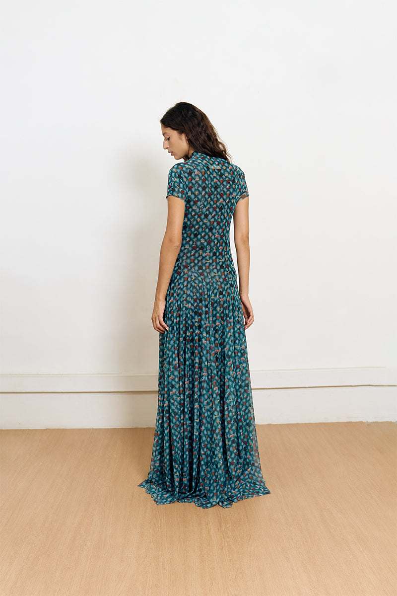 BAKLAVA DRESS IN BLUE