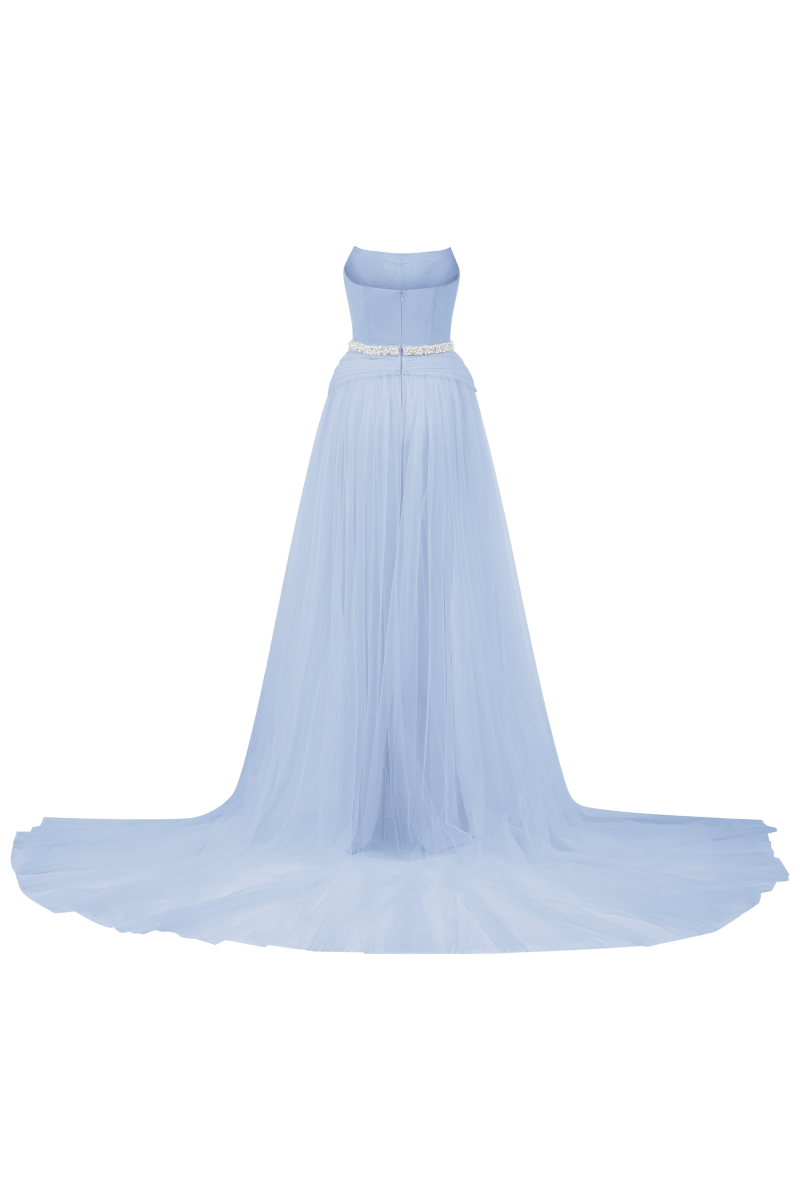 VALÉRIE SILK AND TULLE GOWN