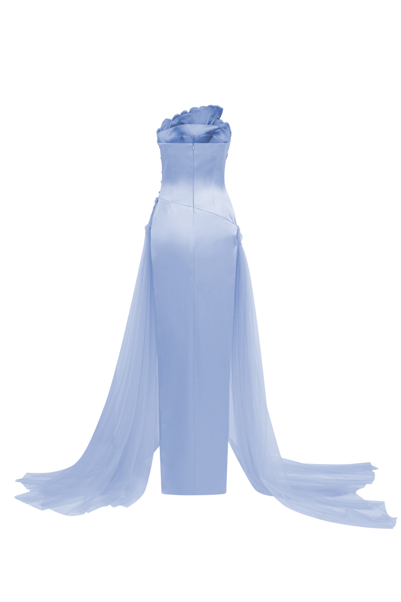 CAPUCINE SILK TAFFETA AND TULLE GOWN