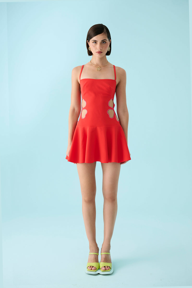 VICTORIA AMAZON CA FLORAL DRESS
