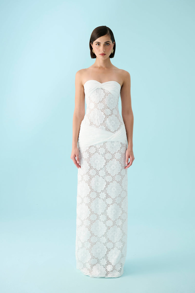 IVORY BLOSSOM DRESS