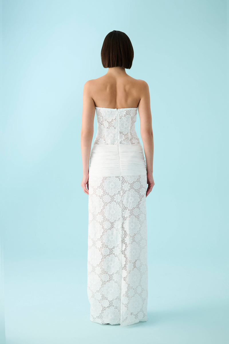 IVORY BLOSSOM DRESS