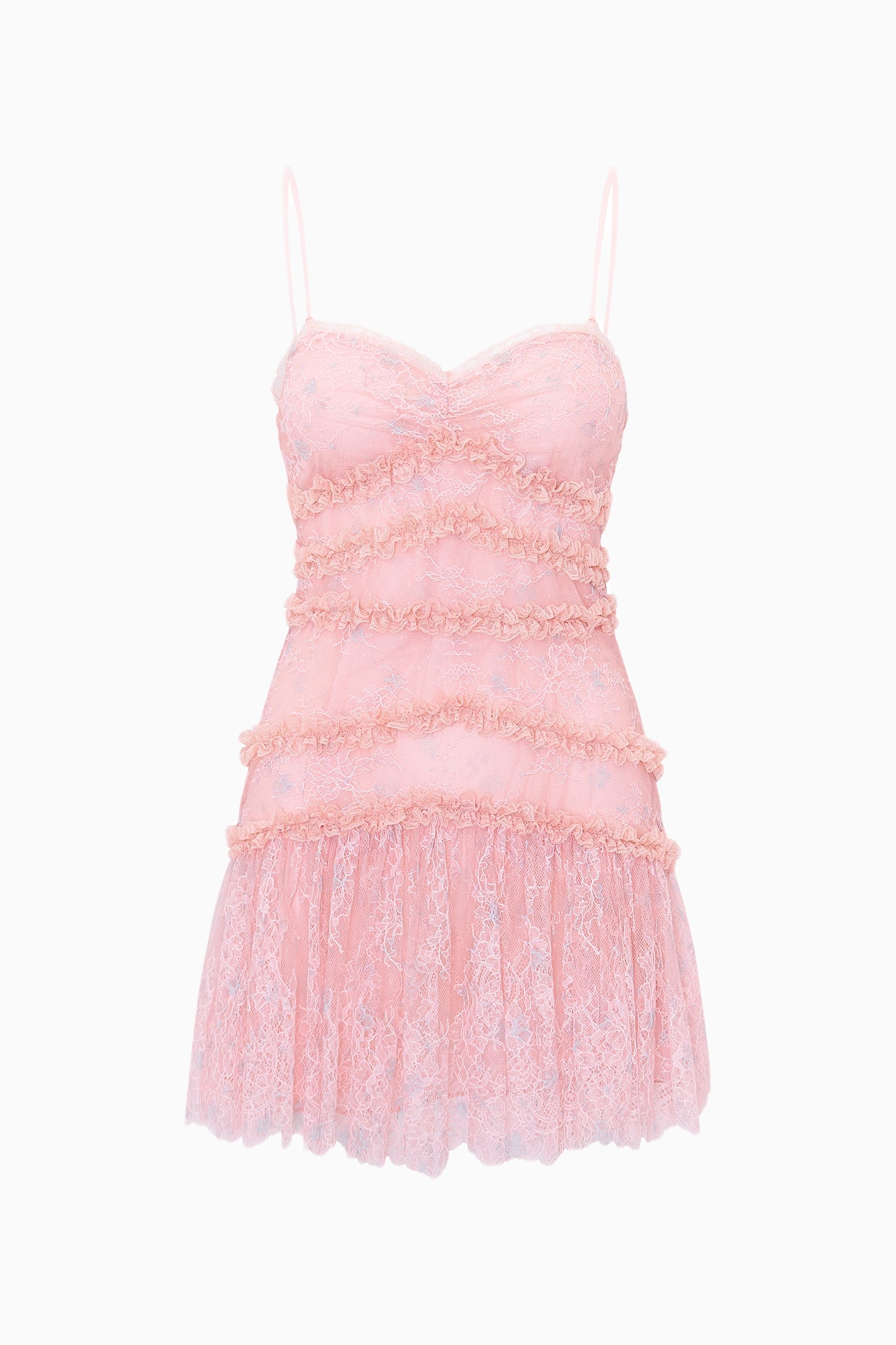 Galilea Chantilly Lace Mini Dress