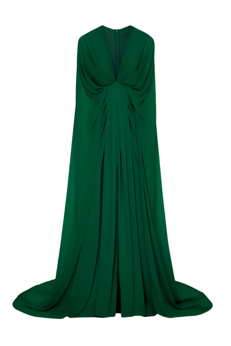 GAMIE DRESS IN EMERALD