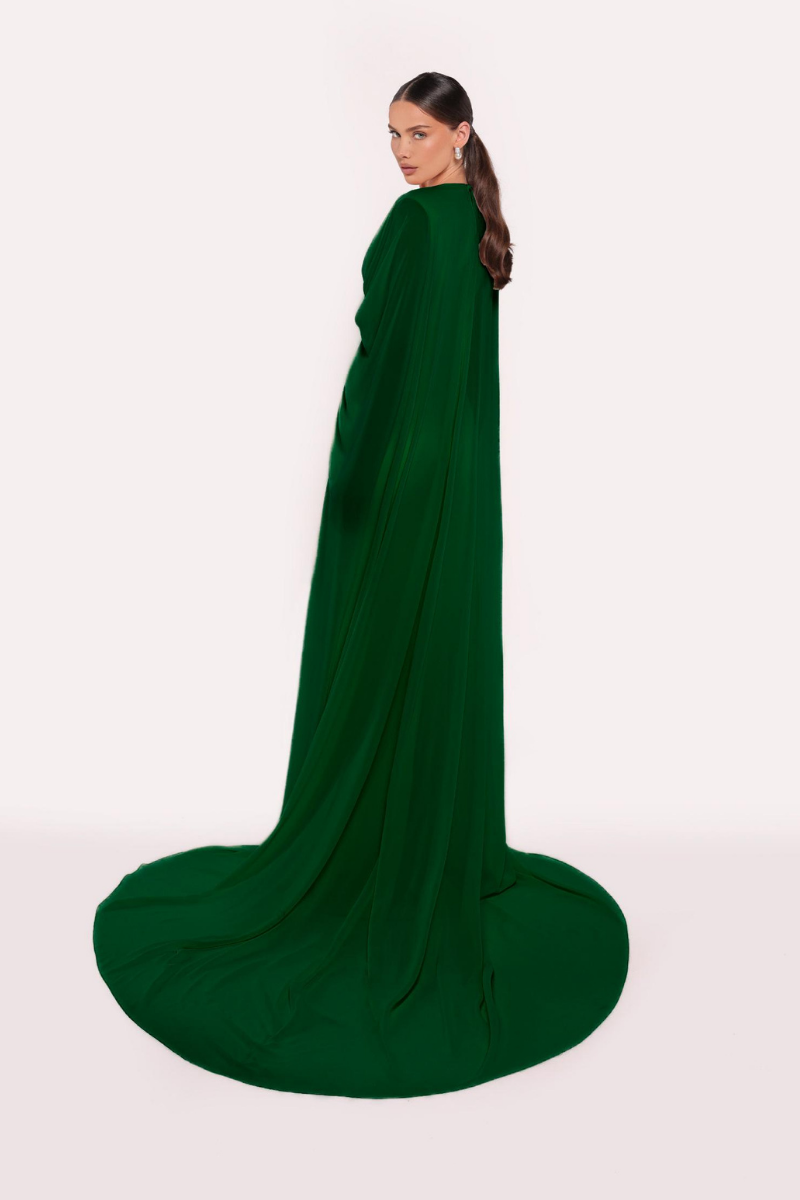 GAMIE DRESS IN EMERALD