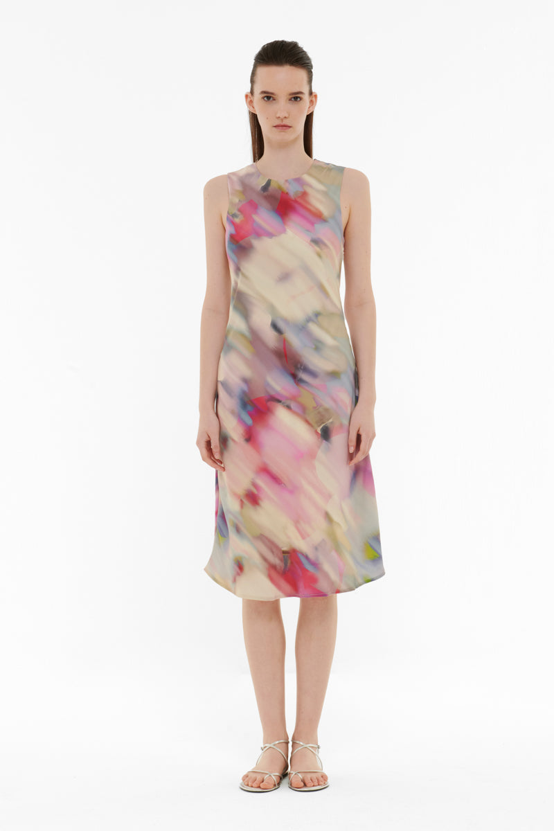 SLINKY PRINTED DRESS