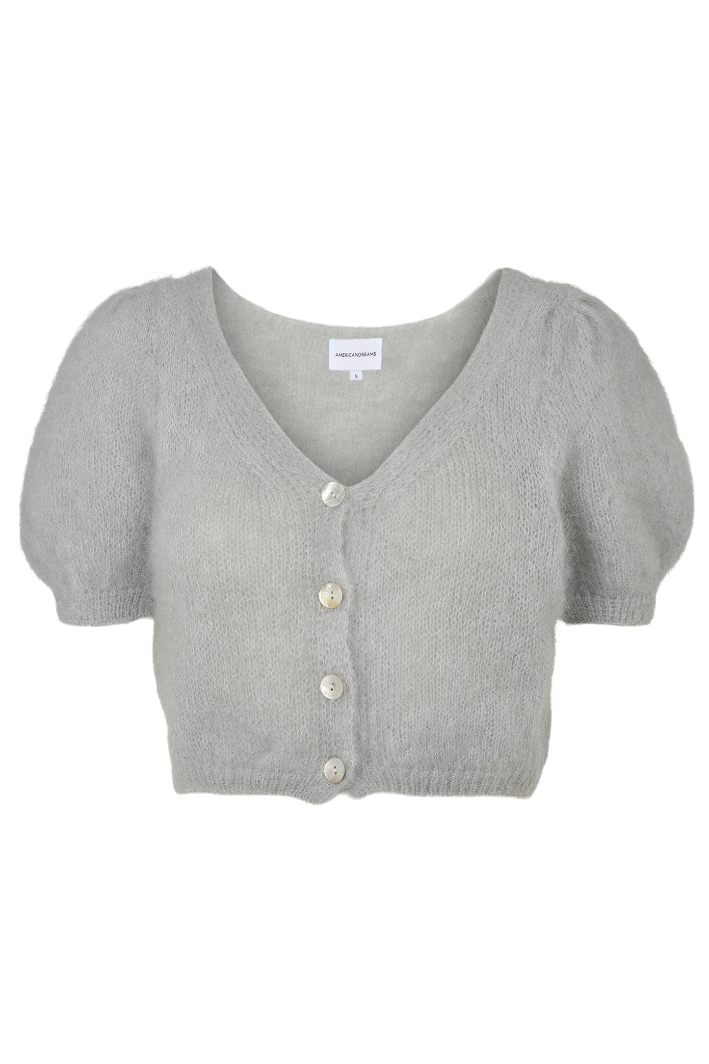 HARPER CARDIGAN IN LIGHT GRAY
