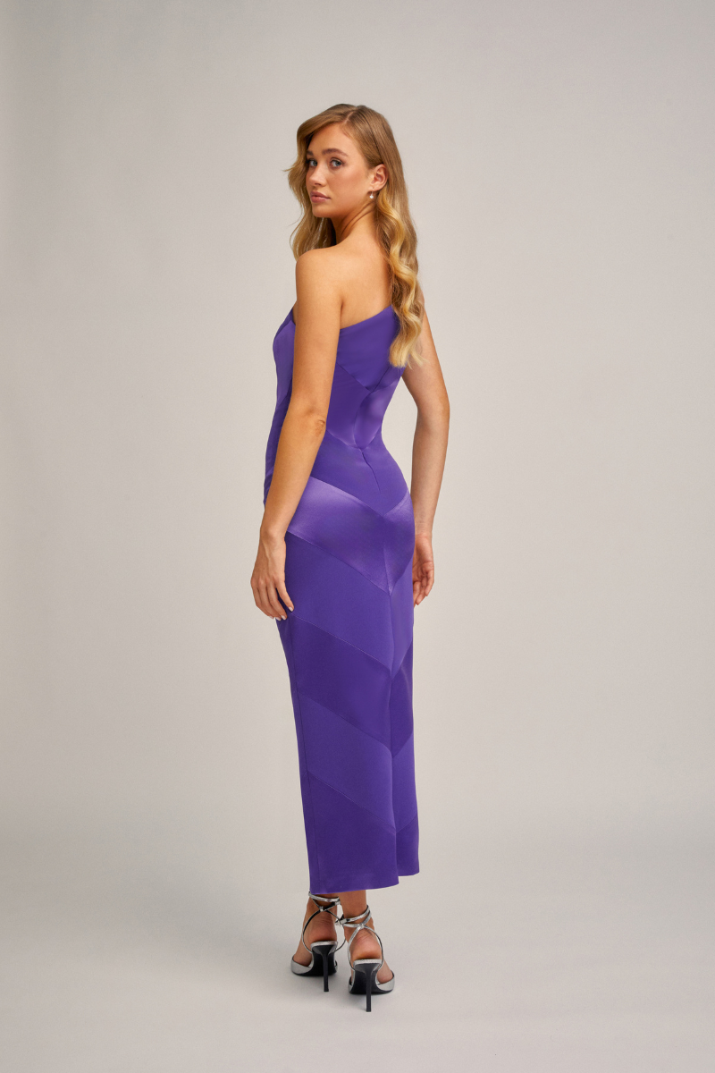 IBIZA MIDI DRESS IN PURPLE