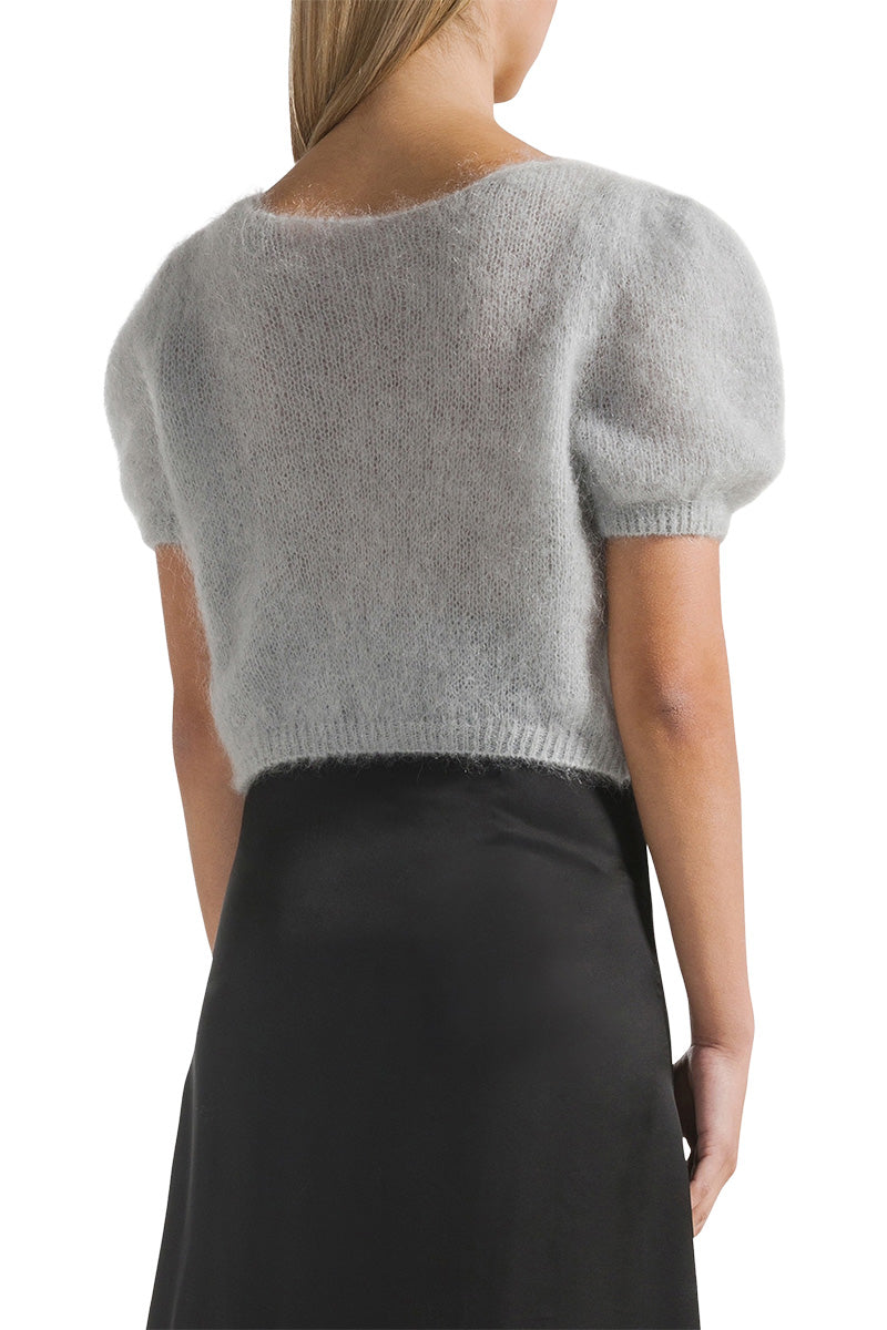 HARPER CARDIGAN IN LIGHT GRAY