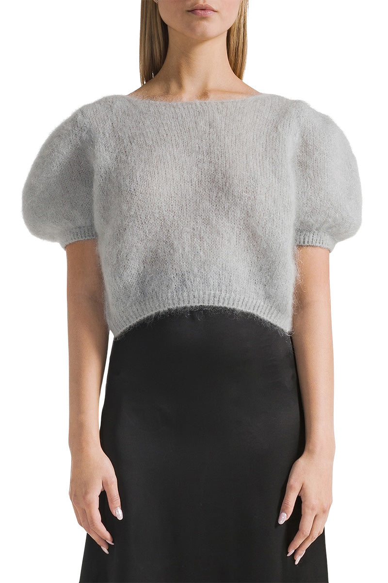 HARPER CARDIGAN IN LIGHT GRAY
