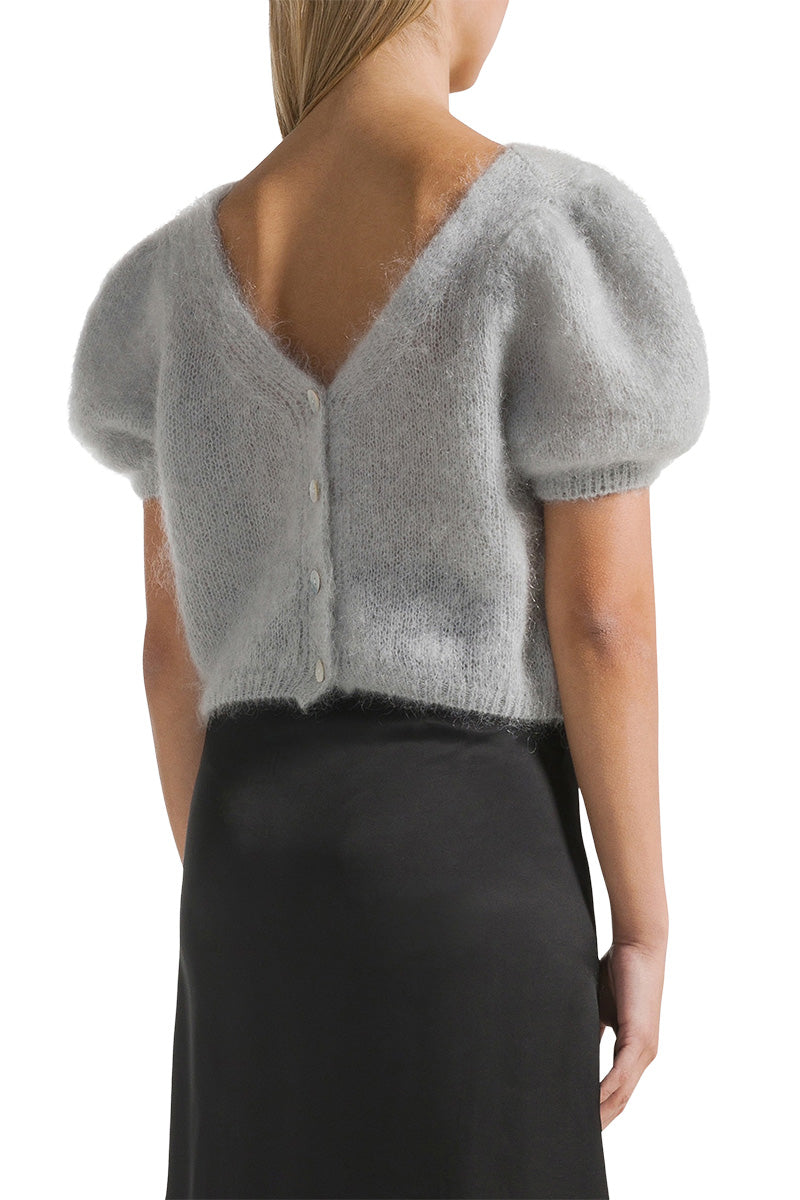 HARPER CARDIGAN IN LIGHT GRAY
