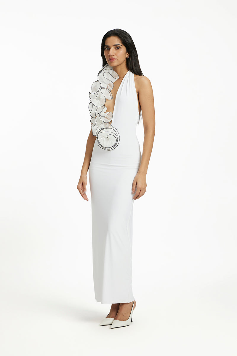 HOPE V NECK MAXI DRESS