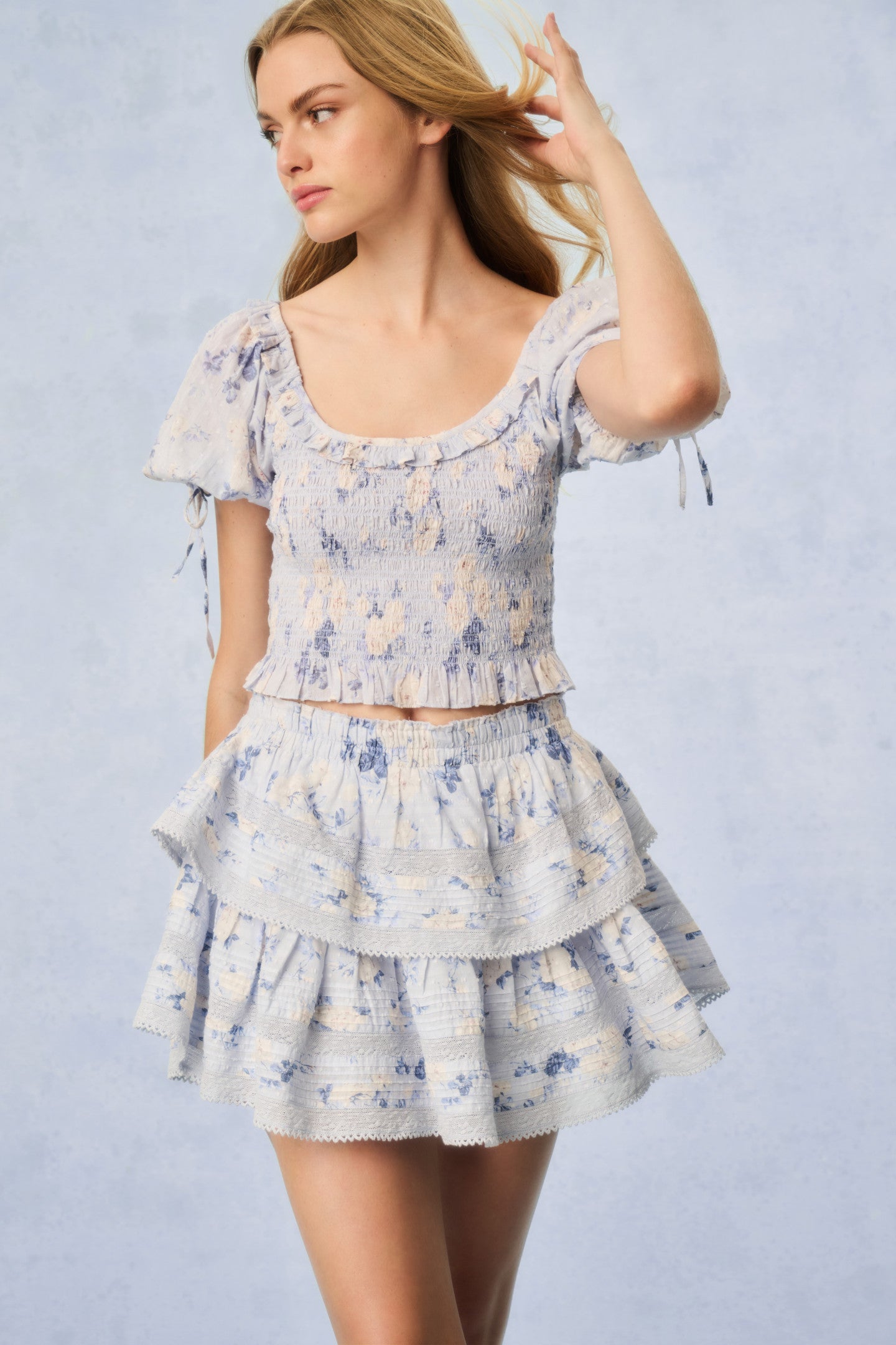 Molly Heirloom Print Top