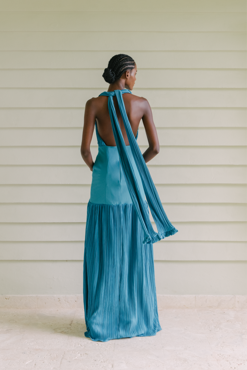 CAYO TURQUOISE MAXI DRESS